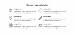 Liste Des Services - Belle Conception De Site Web