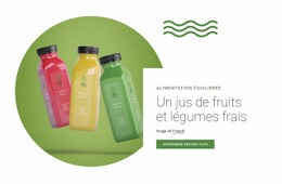 Jus De Fruits Frais - Online HTML Page Builder