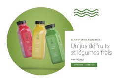 Jus De Fruits Frais - Modèle Personnel