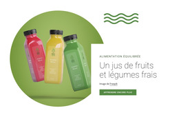 Jus De Fruits Frais - Modèle HTML Gratuit