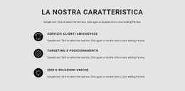 Elenco Delle Caratteristiche - Progettazione Web Multiuso