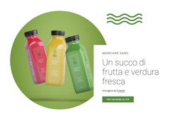 Succo Di Frutta Fresca - Modello HTML Gratuito