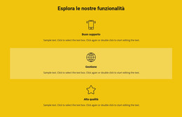 Elenco Delle Caratteristiche - Modello Di Una Pagina