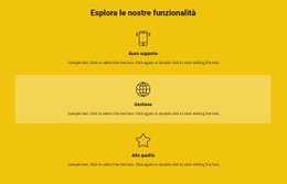 Modello HTML5 Premium Per Elenco Delle Caratteristiche