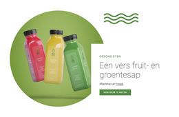 Vers Fruitsap - Sjabloon Voor Websitebouwer