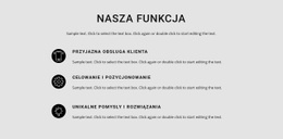 Lista Funkcji - Kreator Stron Internetowych Dla Inspiracji