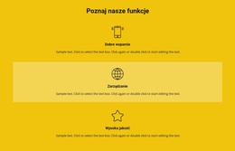 Lista Funkcji - Pobierz Bezpłatnie Motyw WordPress