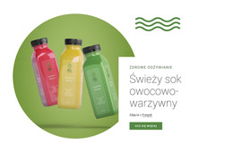 Sok Ze Świeżych Owoców - Darmowy Szablon HTML