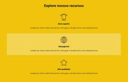 Lista De Recursos - Design Criativo De Sites Multiuso