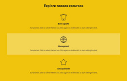 Lista De Recursos - Modelo De Uma Página