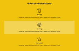Funktionslista - Mall För En Sida