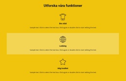 Funktionslista - Skapa Fantastisk Mall