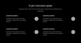 Företagslista Webbplats Mall