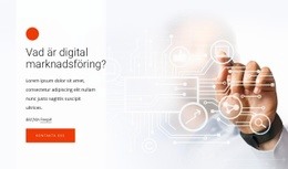 Marknadsföring Av Varumärken - Responsiv Webbplatsmall