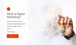 Ready To Use Web Page Design For Promotion Of Brands