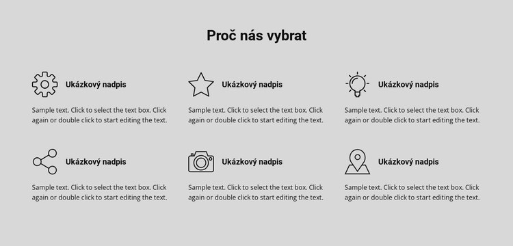 Naše poradenské služby Šablona HTML