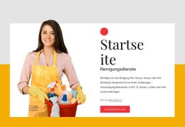 Website-Design Für Umweltfreundliche Hausreinigung