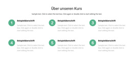 Kursliste – Modernes WordPress-Theme