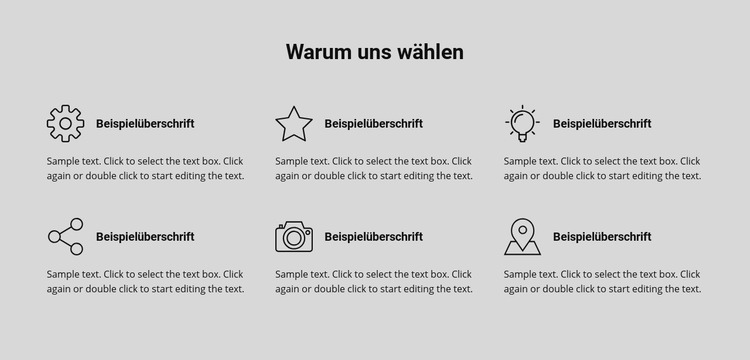 Unsere Beratung Landing Page