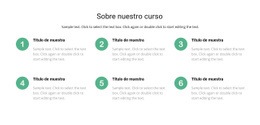 Creador De Sitios Web Listo Para Usar Para Lista De Cursos