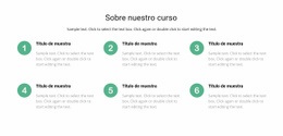 Diseño De Sitio Web Lista De Cursos Para Cualquier Dispositivo