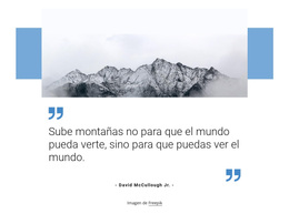 Escalar Montañas - Tema Creativo Multipropósito De WordPress