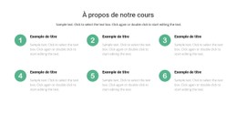 Liste Des Cours Modèle De Boîte Flexible