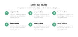 Course List - Responsive Html Code