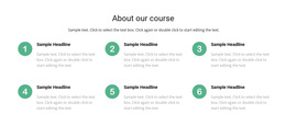Multipurpose HTML5 Template For Course List