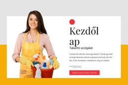 Környezetbarát Háztakarítási Szolgáltatás – Weboldal Tervezés