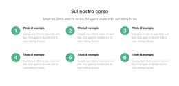 Elenco Dei Corsi - Download Del Modello HTML