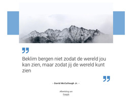 Bergen Beklimmen - Gratis Html5-Themasjablonen