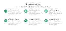 Lista Kursów - Nowoczesny Motyw WordPress