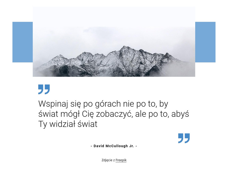 Wspinać się po górach Motyw WordPress