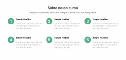 Construtor De Sites Pronto Para Usar Para Lista De Cursos