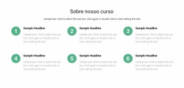 Modelo De Design Gratuito Para Lista De Cursos