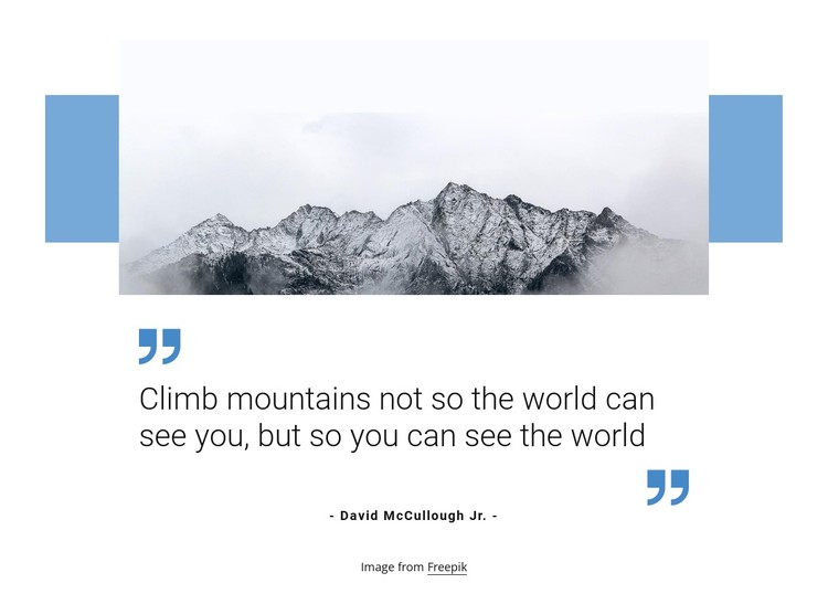 Climb mountains Static Site Generator