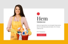 Miljövänlig Hemstädning - Responsiv HTML5-Mall