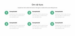 Gratis Designmall För Kurslista