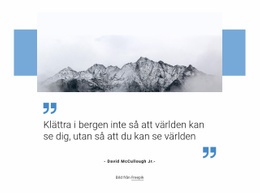 Klättra I Berg - Gratis Html5-Temamallar