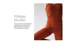 Pilates-Anzug - Drag & Drop-Zielseite