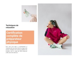 Soyez Élégant En Fitness - Prototype De Site Web