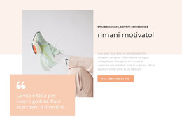 Lo Sport Inizia Con Lo Stile - Download Del Modello HTML