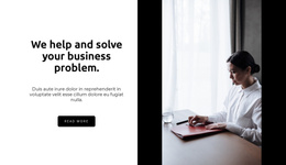 Help With Any Questions - Easy-To-Use Joomla Template