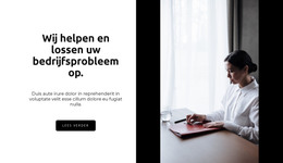 Hulp Bij Vragen - Responsieve HTML-Sjabloon