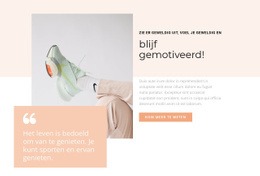 Sport Begint Met Stijl - Gratis Websitesjabloon