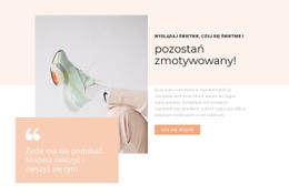 Sport Zaczyna Się Od Stylu - Darmowy Szablon Strony Internetowej