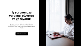 Herhangi Bir Sorunuzda Yardım Için Çok Amaçlı WordPress Teması