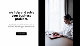 Help With Any Questions - Easy-To-Use Landing Page