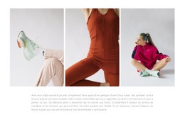 Superbe Conception De Site Web Pour Galerie Avec Mode Sportive